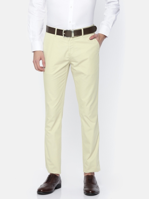 

Van Heusen Sport Men Beige Tapered Fit Solid Chinos
