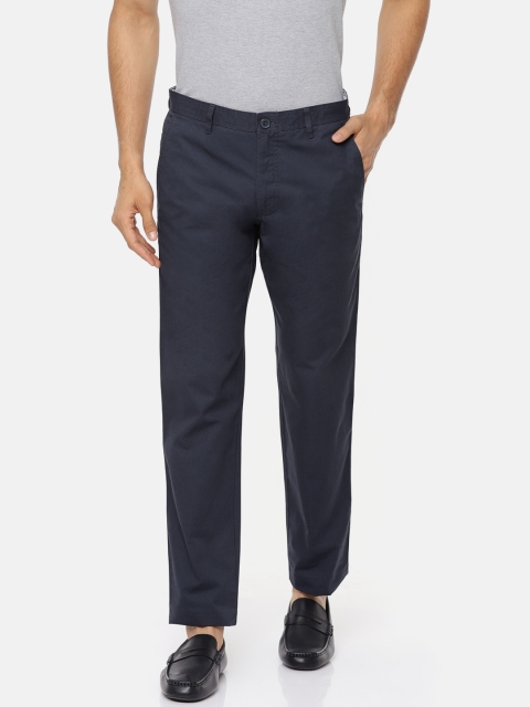 

Van Heusen Sport Men Navy Slim Fit Solid Chinos, Navy blue