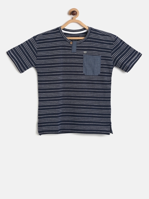 

Cherokee Boys Blue Striped T-shirt