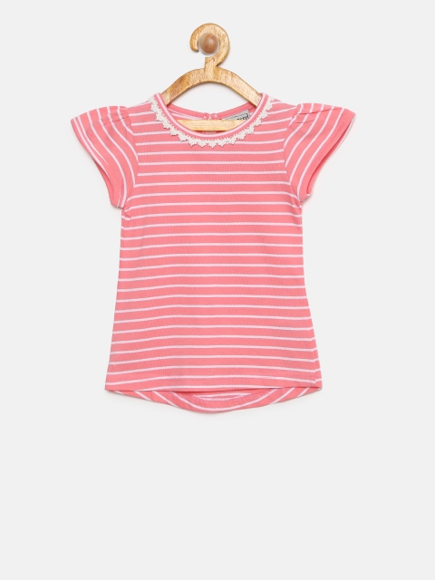 

Cherokee Girls Pink Striped Top