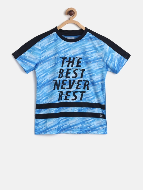 

Cherokee Boys Blue Printed Round Neck T-shirt