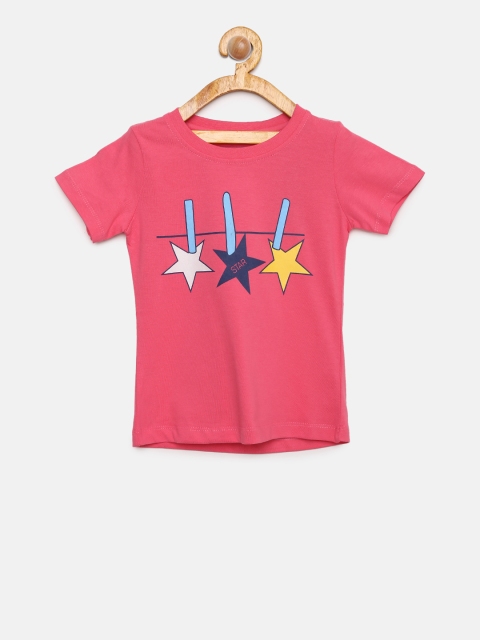 

Cherokee Girls Pink Printed T-shirt