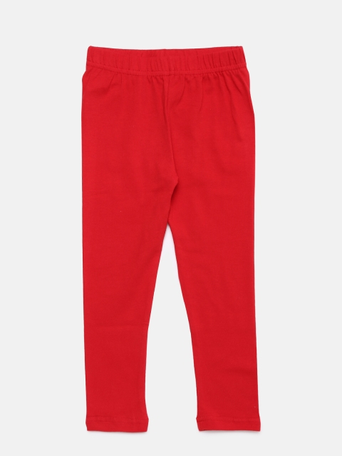 

Donuts Girls Red Solid Leggings