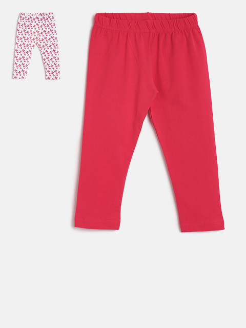 

Donuts Girls Pack of 2 Ankle-Length Leggings, Red