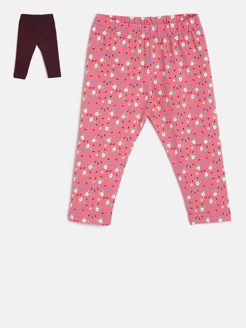 

Donuts Girls Pack of 2 Ankle-Length Leggings, Pink