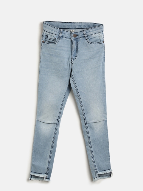 

Cherokee Girls Blue Regular Fit Mid-Rise Clean Look Jeans
