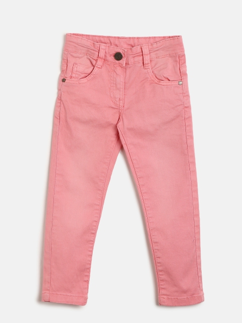 

Cherokee Girls Pink Regular Fit Mid-Rise Clean Look Jeans