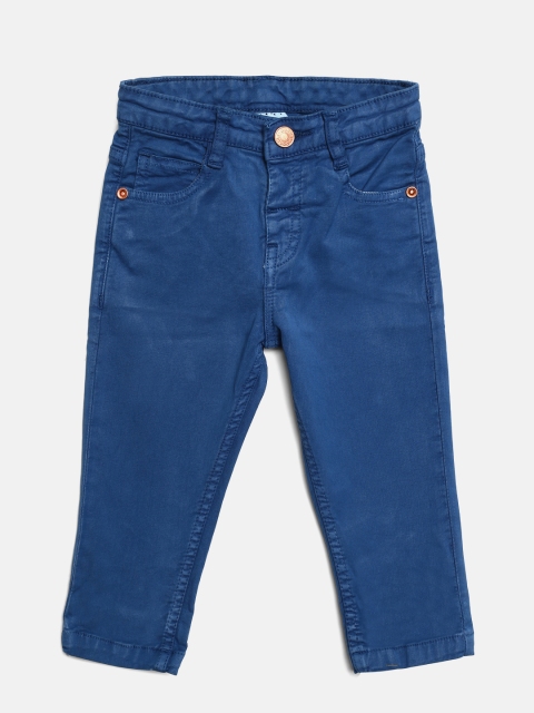 

Donuts Boys Blue Regular Fit Mid-Rise Clean Look Stretchable Jeans