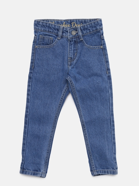 

Cherokee Boys Blue Regular Fit Mid-Rise Clean Look Jeans
