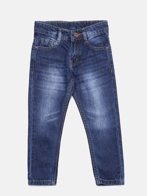 

Cherokee Boys Blue Regular Fit Mid-Rise Clean Look Jeans