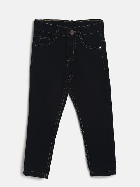 

Cherokee Boys Black Regular Fit Mid-Rise Clean Look Jeans