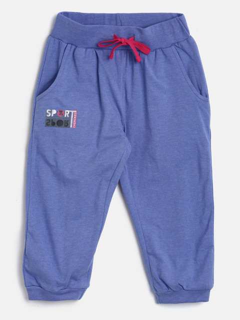 

Cherokee Girls Blue Solid Regular Fit Capris