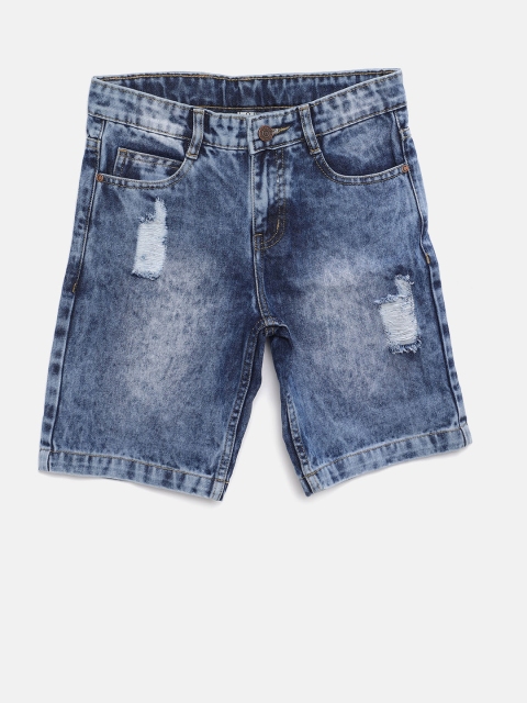 

Cherokee Girls Blue Solid Regular Fit Capris