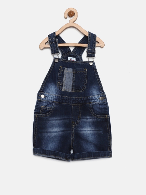 

Donuts Boys Blue Washed Denim Dungarees