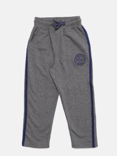 

Cherokee Boys Charcoal Grey Solid Track Pants