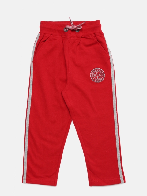 

Cherokee Boys Red Solid Track Pants