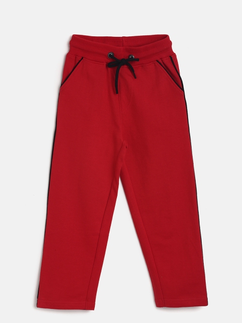 

Cherokee Boys Red Solid Track Pants