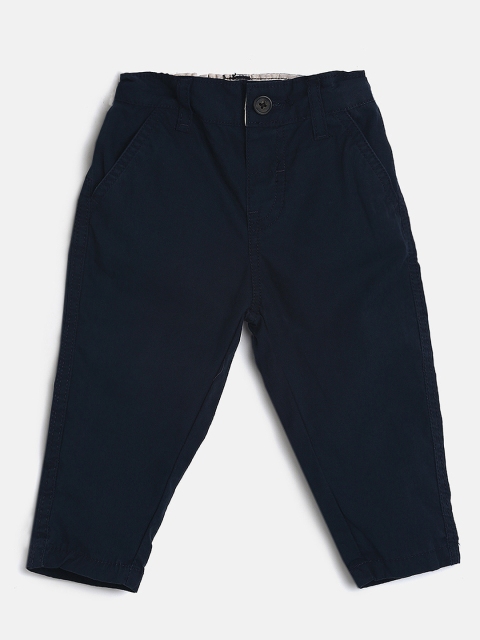 

Donuts Boys Navy Blue Regular Fit Solid Chinos