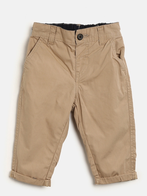 

Donuts Boys Beige Regular Fit Solid Chinos