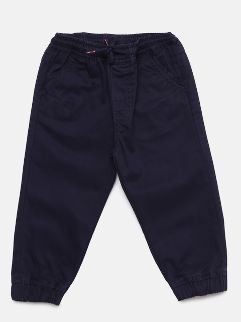 

Donuts Boys Navy Blue Regular Fit Solid Chinos