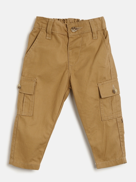 

Donuts Boys Khaki Regular Fit Solid Cargos