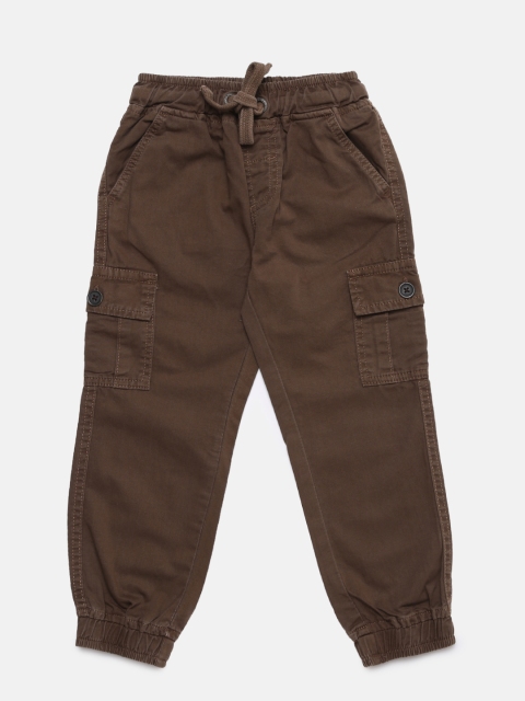 

Cherokee Boys Khaki Regular Fit Solid Cargos
