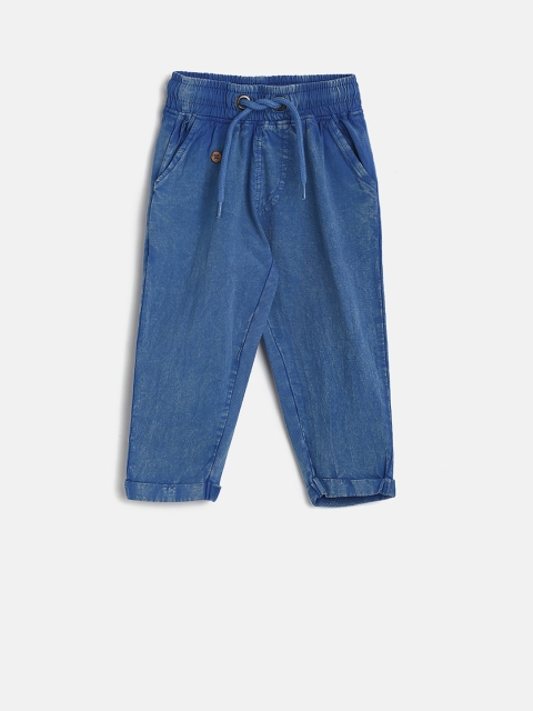 

Donuts Boys Blue Regular Fit Solid Joggers