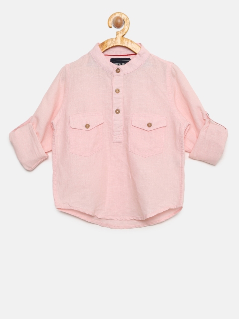 

Cherokee Boys Pink Solid Shirt