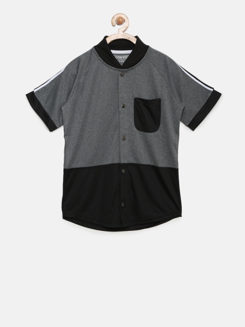 

Cherokee Boys Grey and Black Shirt