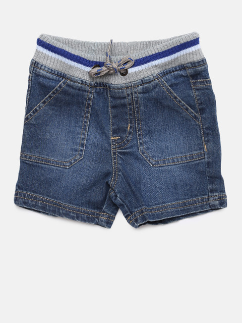 

Donuts Boys Blue Solid Regular Fit Regular Shorts