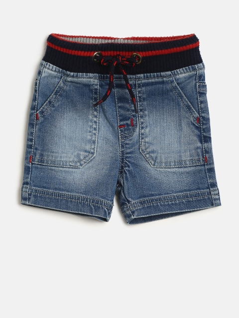 

Donuts Boys Blue Solid Regular Fit Regular Shorts