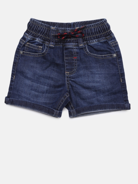 

Cherokee Boys Blue Solid Regular Fit Denim Shorts