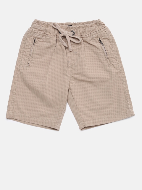

Cherokee Boys Beige Printed Regular Fit Shorts