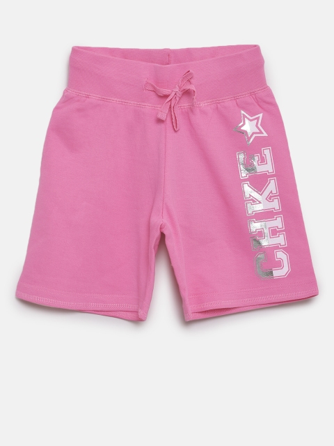 

Cherokee Girls Pink Solid Regular Fit Shorts