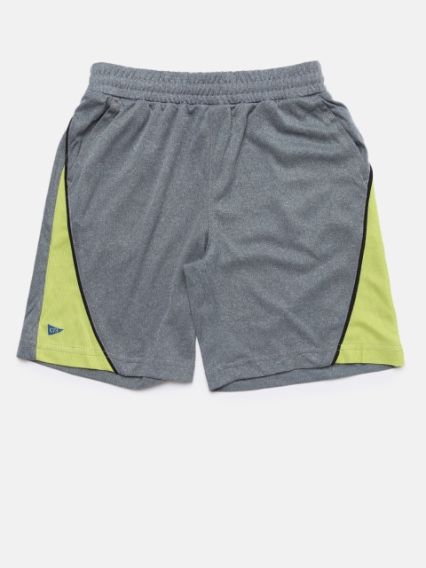 

Cherokee Boys Grey Melange Solid Regular Fit Regular Shorts