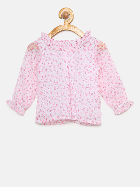 

Donuts Girls White Printed Top
