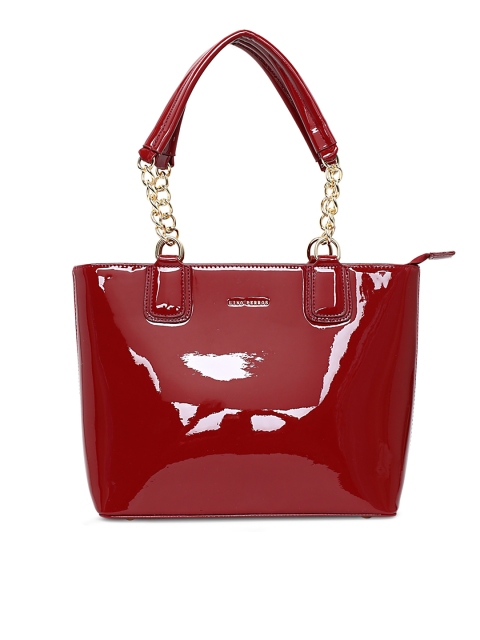 

Lisa Haydon for Lino Perros Maroon Solid Shoulder Bag