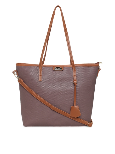 

Lisa Haydon for Lino Perros Mauve Textured Shoulder Bag with Sling Strap