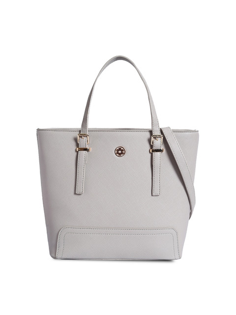 

Lisa Haydon for Lino Perros Grey Solid Handheld Bag with Sling Strap