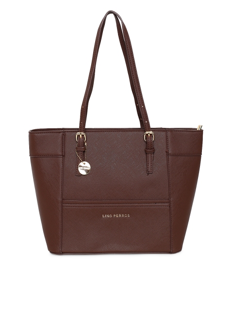 

Lisa Haydon for Lino Perros Brown Solid Shoulder Bag