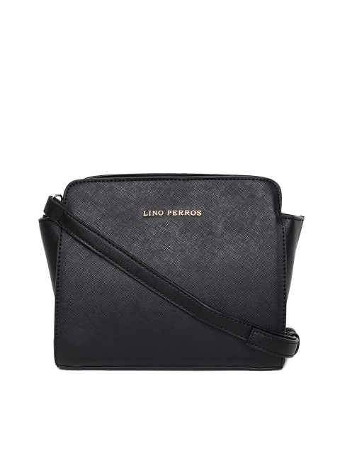 

Lisa Haydon for Lino Perros Black Solid Sling Bag