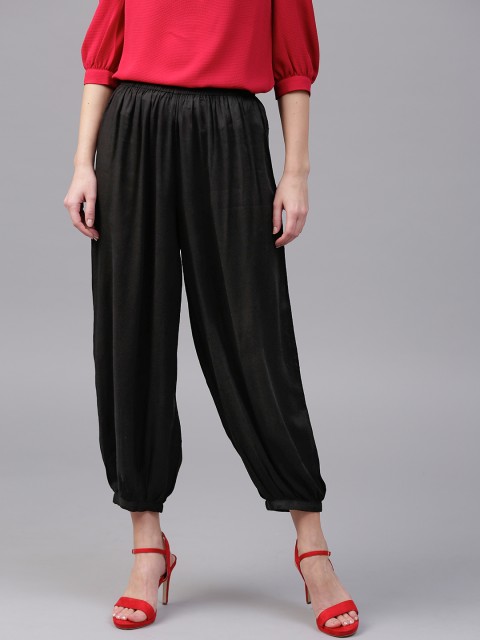 

SASSAFRAS Black Harem Pants