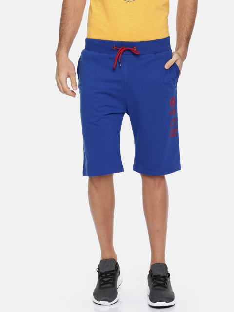 

Barcelona Men Blue Solid Shorts