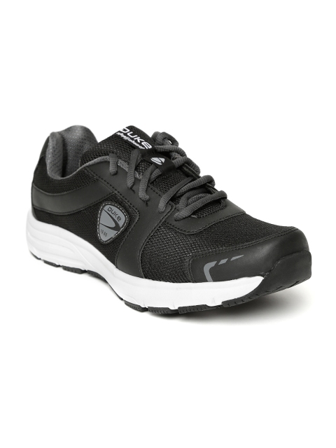 

Duke Men Black Running Shoes