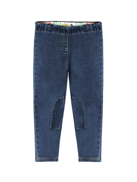 

Cherry Crumble Girls Blue Solid Denim Jeggings