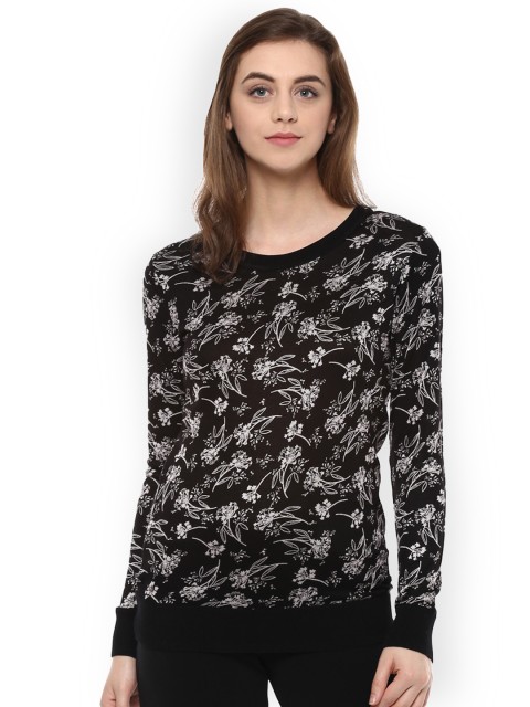 

Allen Solly Woman Women Black Printed Top