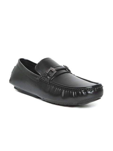 

San Frissco Men Black Driving Shoes