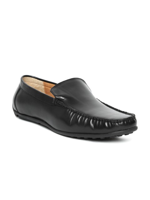 

San Frissco Men Black Driving Shoes
