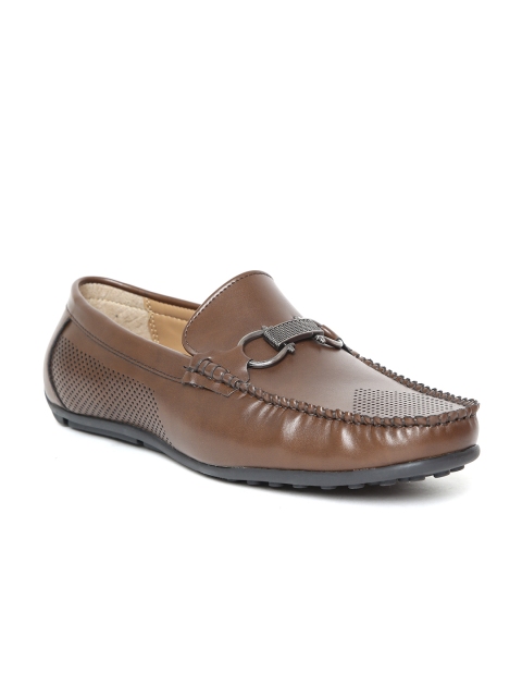 

San Frissco Men Brown Driving Shoes