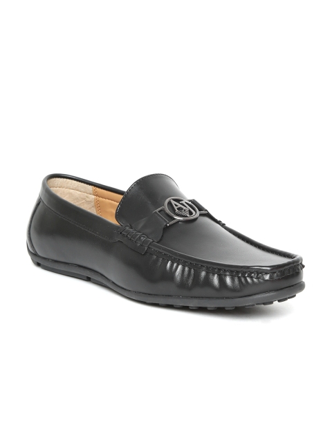 

San Frissco Men Black Driving Shoes